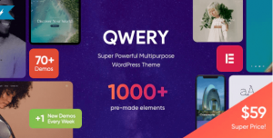 Qwery-多用途商业WordPress主题+ RTL-查尔斯源码
